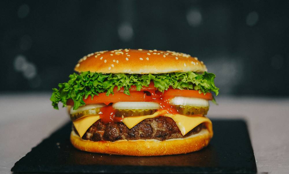 american top food hamburger